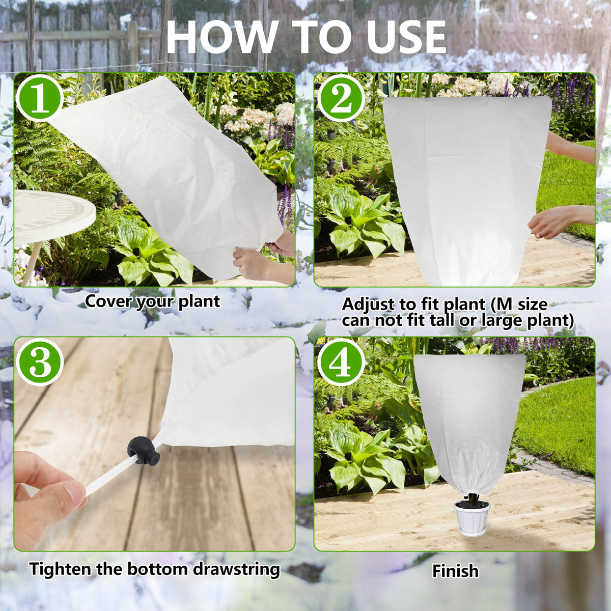 LYDTICK protective cover shields gardens from pests, wind, and cold exposure.