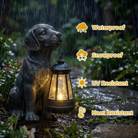 Lyeasw waterproof UV resistant polystone withstands all weather.
