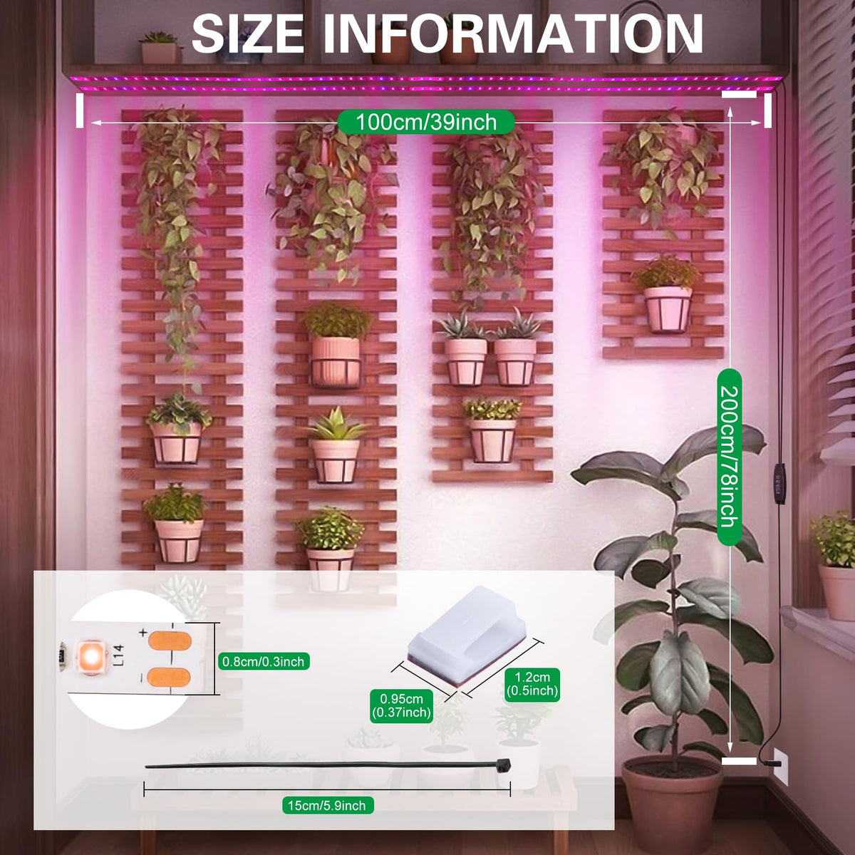 LYGZM Grow Lights three timers for flexible scheduling