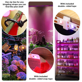 LYGZM Grow Lights IP65 waterproof design for humid environments