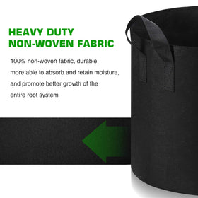 Lyincat grow bag 12.2 inch diameter for compact spaces.
