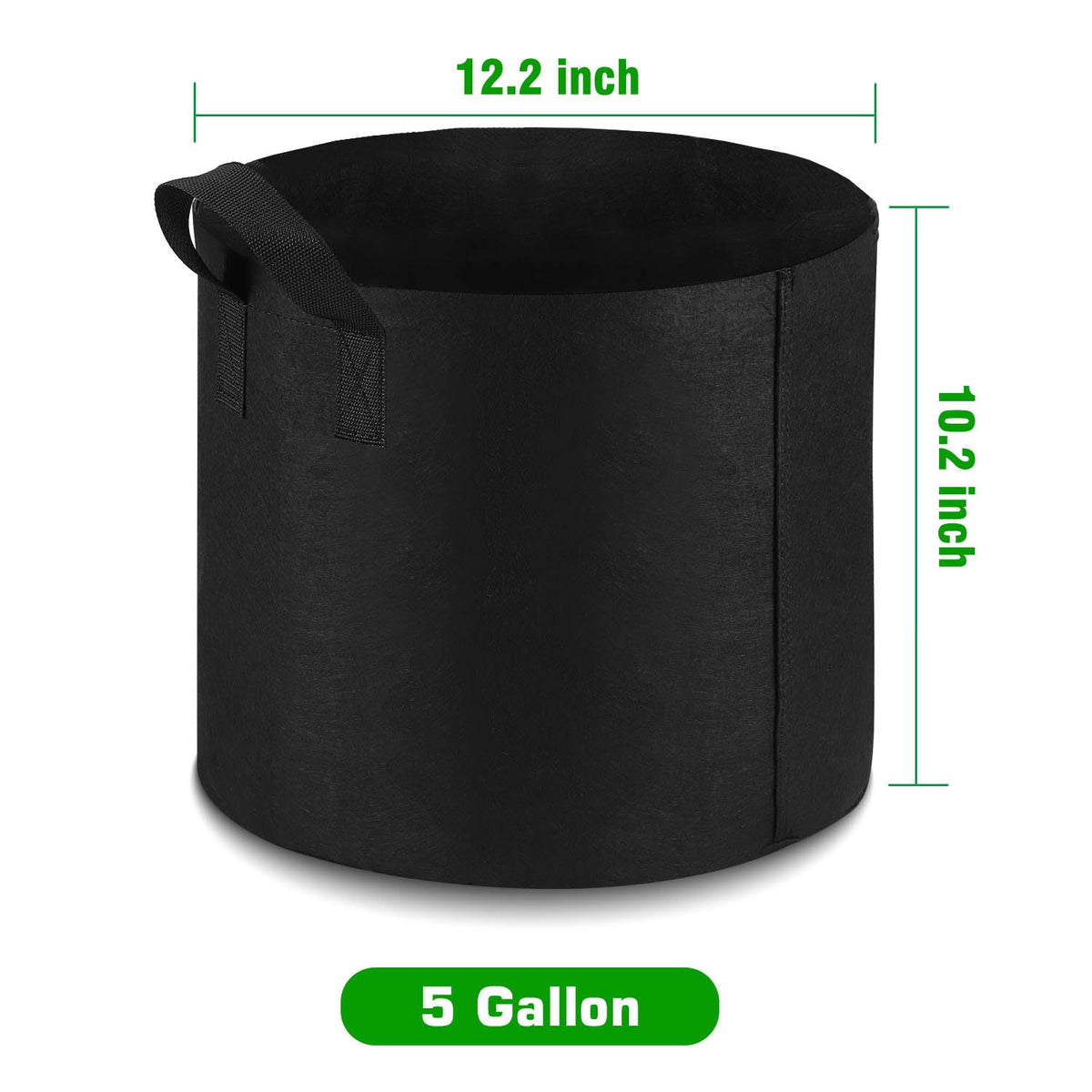 Lyincat breathable fabric promotes airflow for healthy roots.