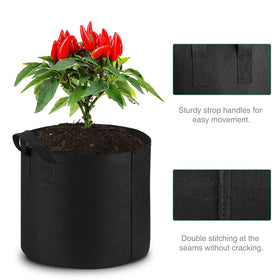 Lyincat nylon handles facilitate easy moving of full bags