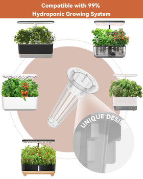 LYKOCLEAN reusable grow baskets fit most hydroponic systems.