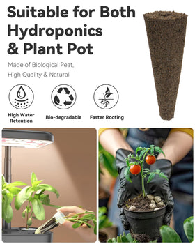 LYKOCLEAN grow domes maintain humidity for steady seedling growth.