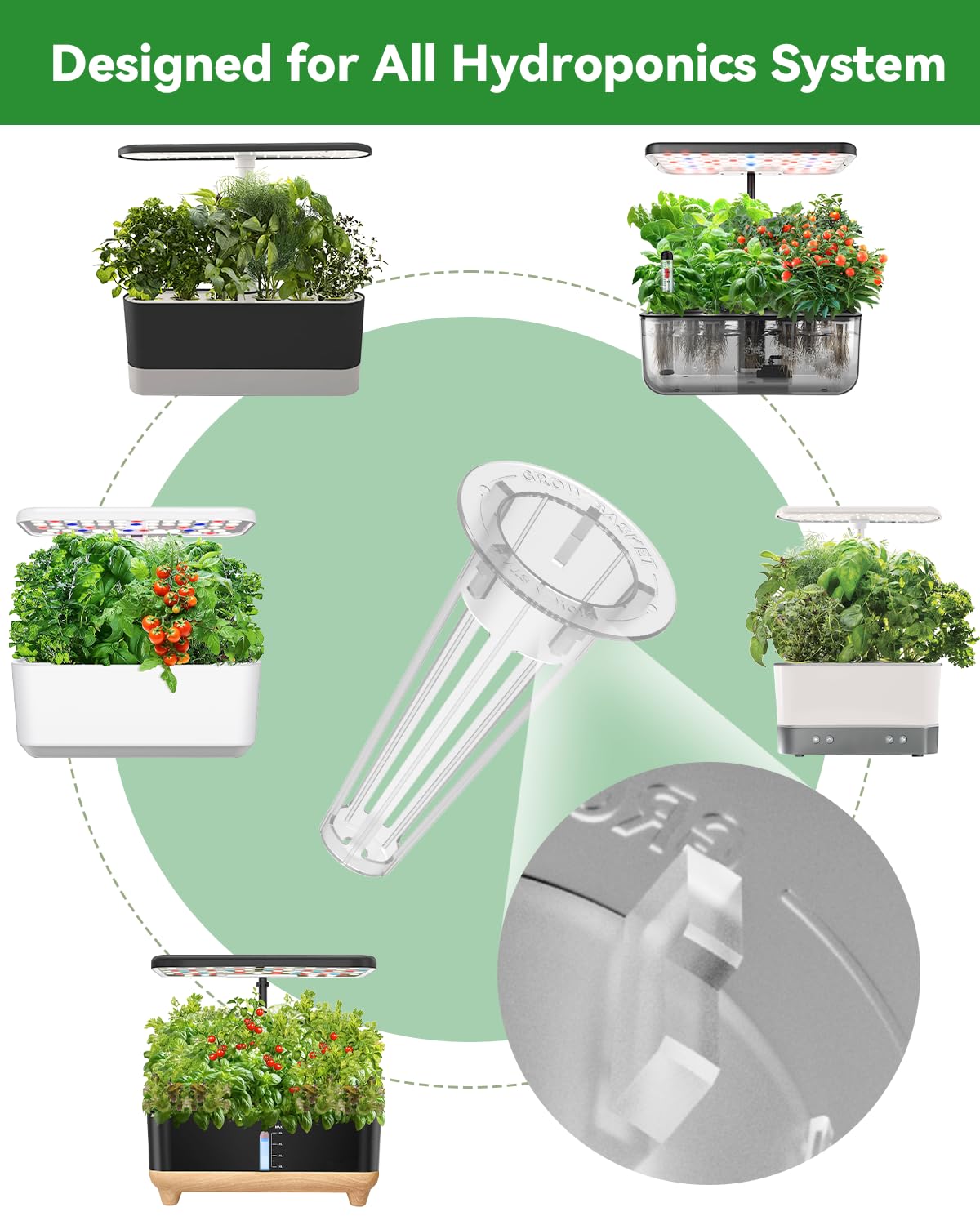 LYKOCLEAN pod labels 8-pack for easy seed tracking.