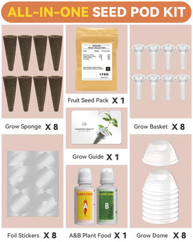 LYKOCLEAN US-made heirloom seeds, non-GMO and ready to germinate.