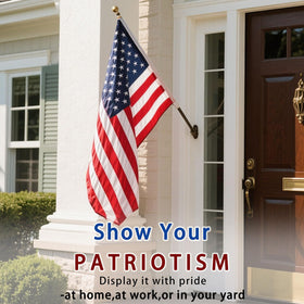 LYNSHION flag ideal for outdoor porch displays and events.