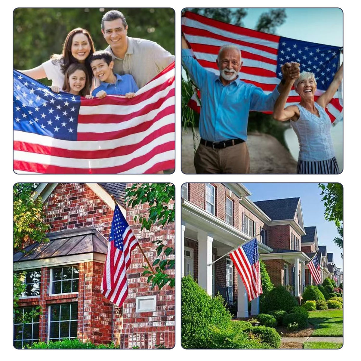 LYNSHION flag is weather-resistant and maintains color in sun and rain.