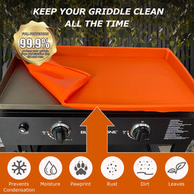 Lyonbi food-grade silicone resists heat and is safe for cooking surfaces