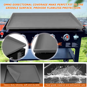 Lyonbi food-grade silicone surface endures weather and utensils with easy-clean design