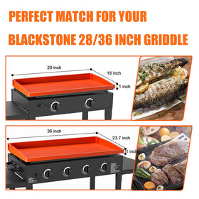 Lyonbi non-slip bottom keeps the griddle mat steady while you cook