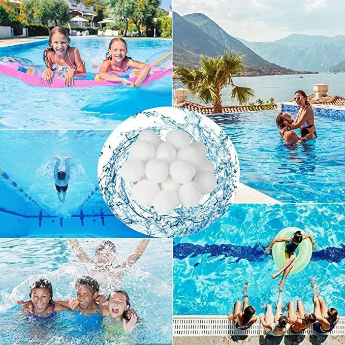 LYQC durable filter balls withstand repeated washing for long term reuse.