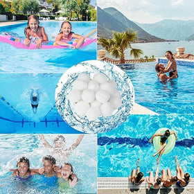 LYQC durable filter balls withstand repeated washing for long term reuse.