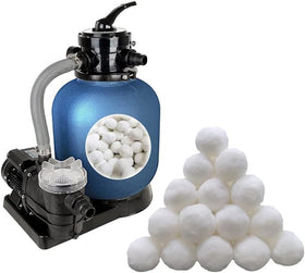 LYQC easy care pool media supports fast backwashing and cleaner water.