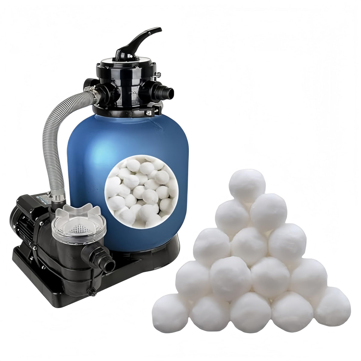 LYQC pool filter balls improve filtration with pool-filter-balls for easier maintenance.
