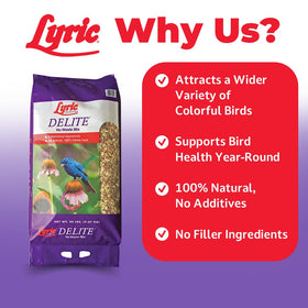Lyric Delite nuts and seeds mix ingredients showcase high-protein variety.