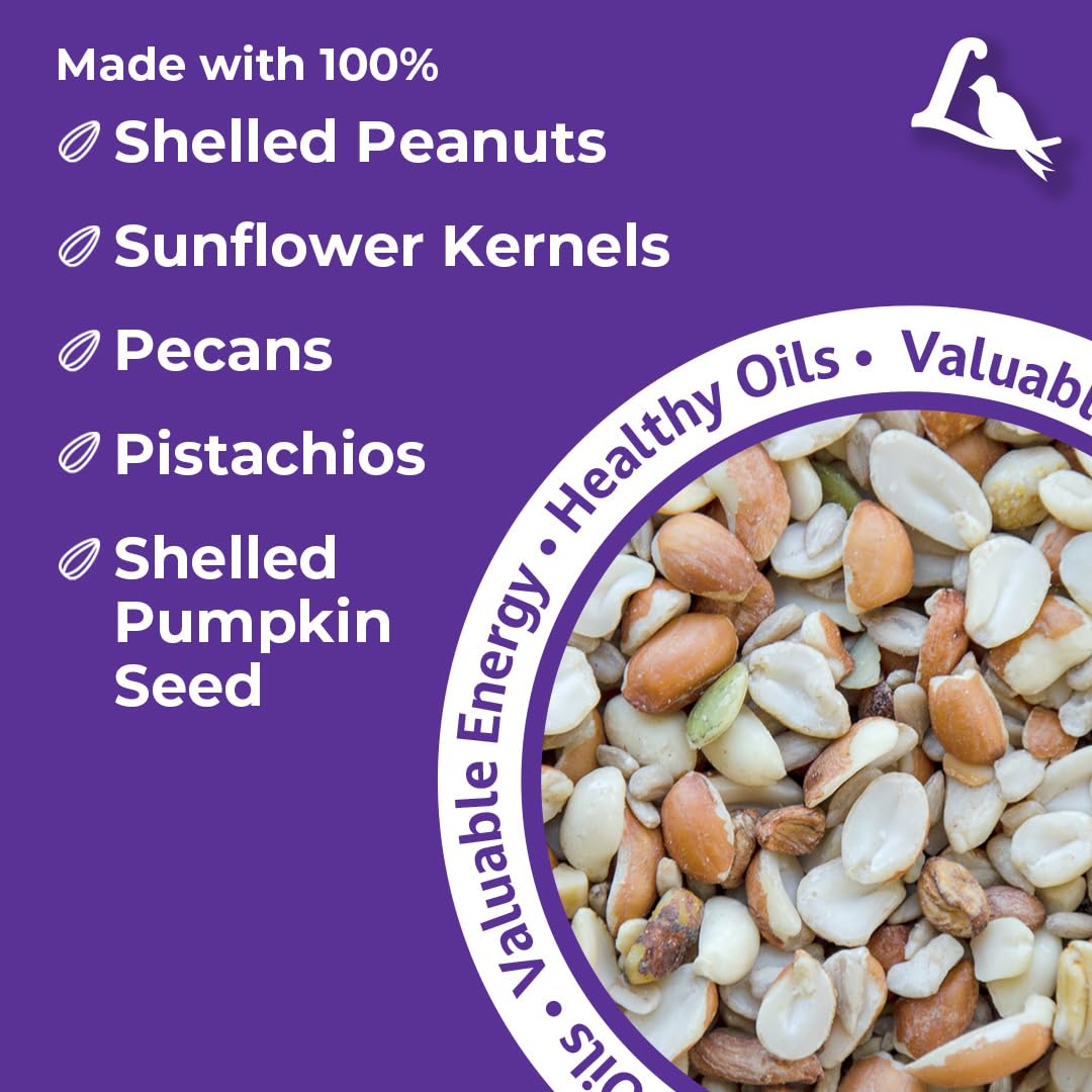 Lyric Delite prehulled seeds reduce garden waste and ground mess.