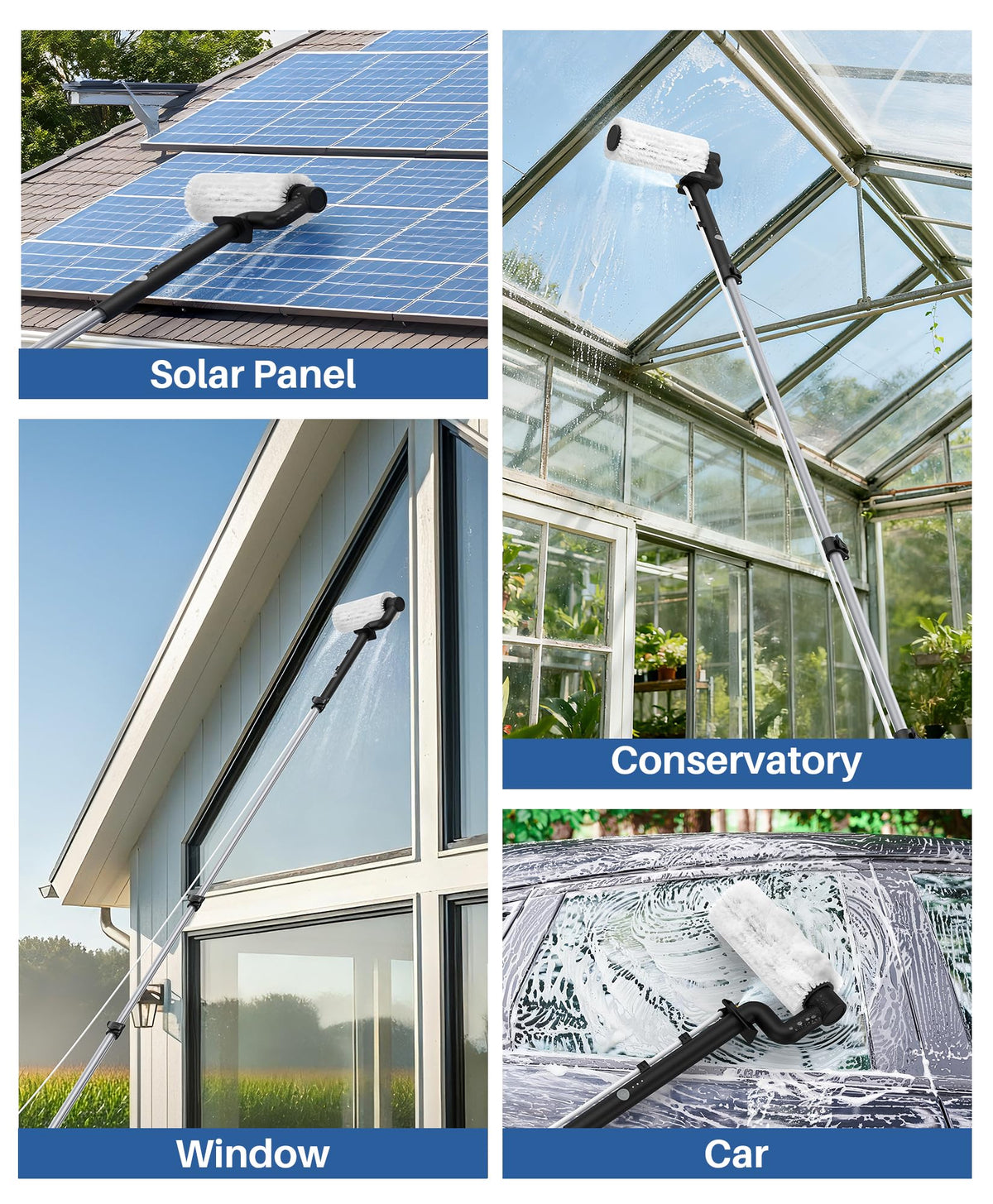 LyriFine wide soft roller covers large areas quickly on panels and windows