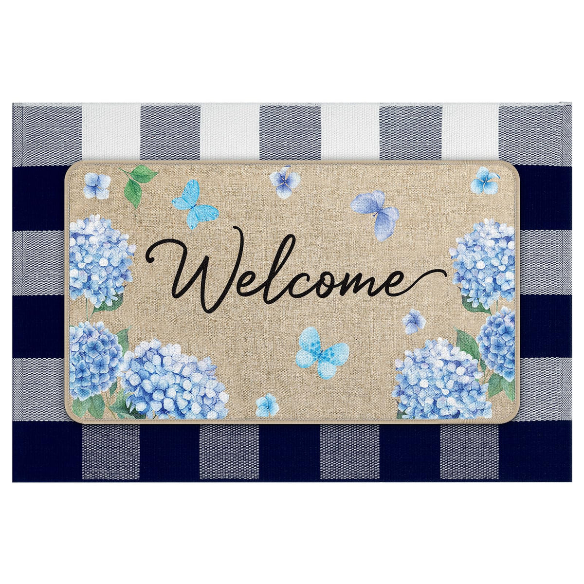 Lyrow easy-clean entryway mat for quick dirt removal from shoes