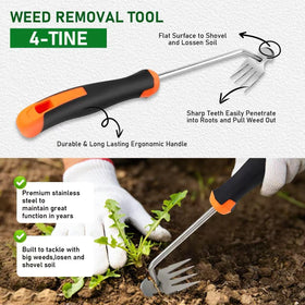 LYROYREG versatile tool suitable for yards and vegetable garden tasks.