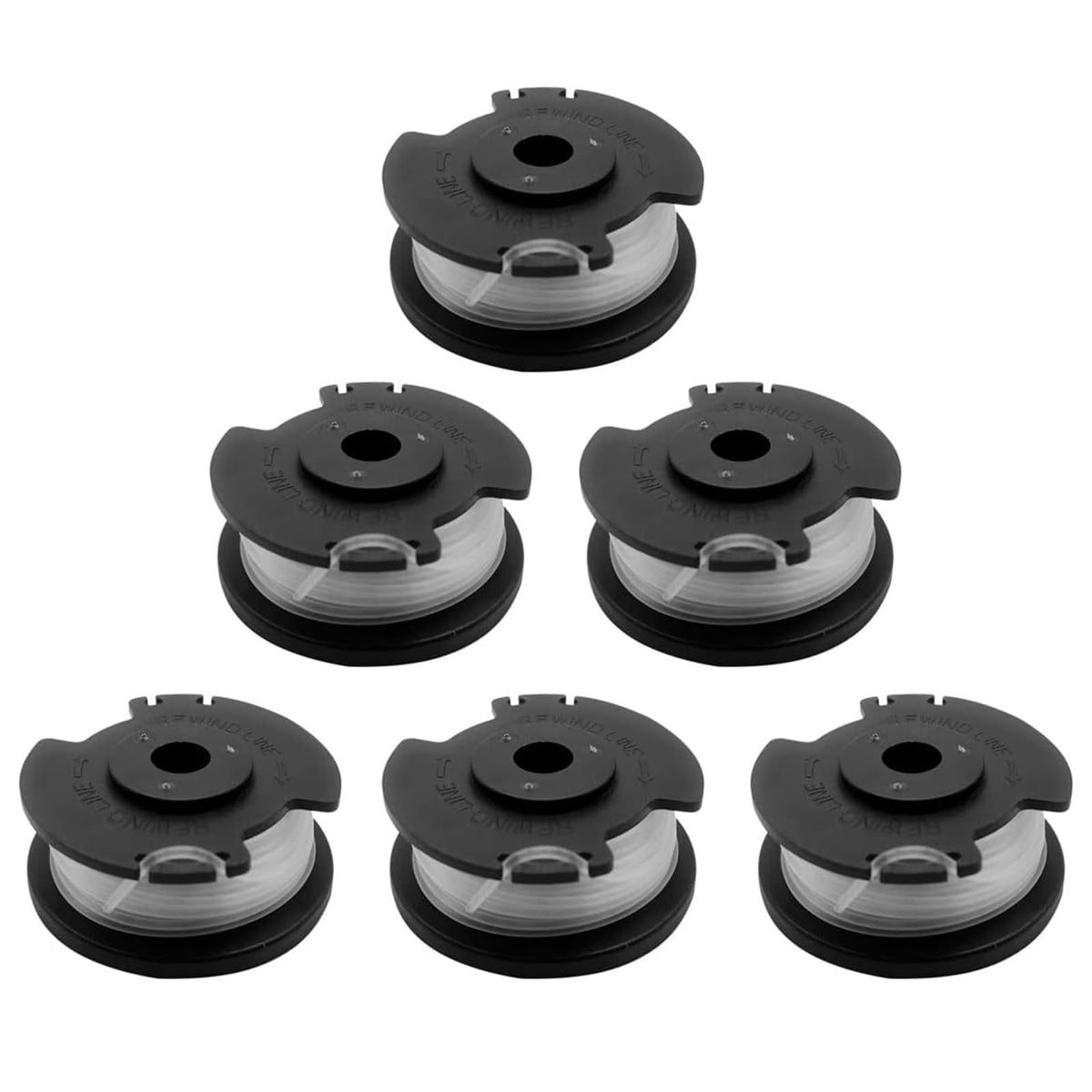 Lyshujli replacement spool with 0.065 in line, durable for regular trimming.