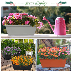 Lysjtsr 12-pack planters with base trays for extra protection and organization.