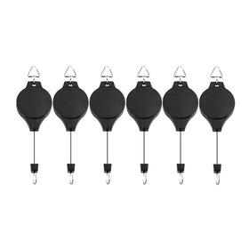 Lythor plant-hook-pulley assembly shown for secure high hanging.