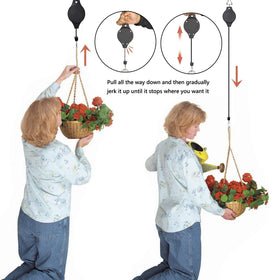 Lythor secure plant basket hanging demonstrates reliable grip and safety.