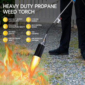 LZONEY 9.8 ft hose provides extended reach for safer operation.