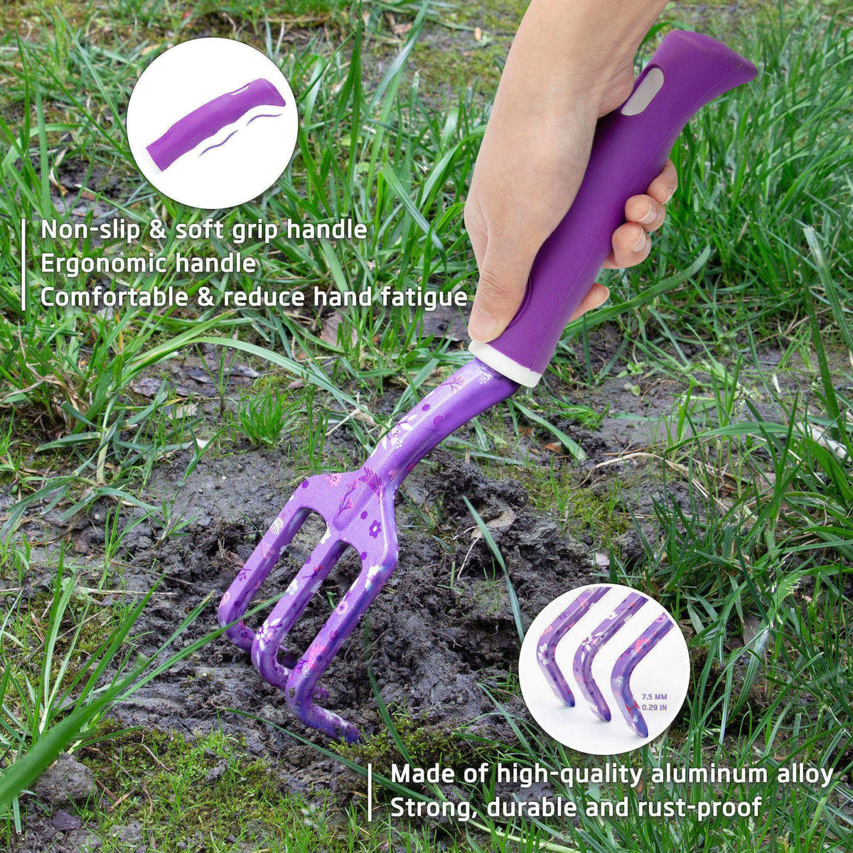 LZPTYYSN spray bottle, gloves, and tumbler included for convenient gardening day.