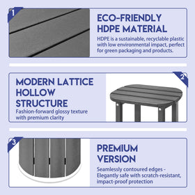 LZRS close-up shows HDPE durability and wood-like finish