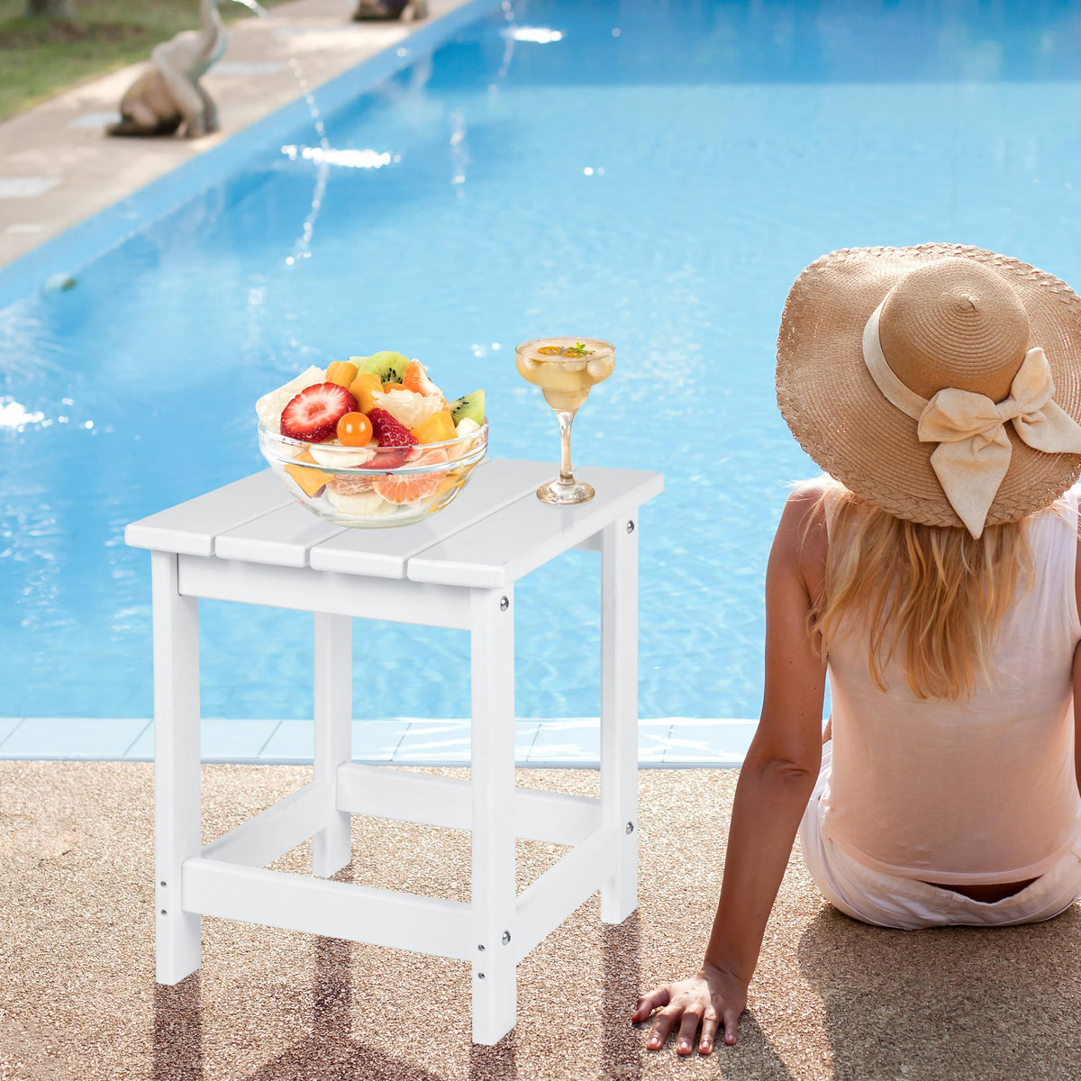 LZRS no-peeling or cracking outdoor table for indoor/outdoor use