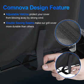 M COMNOVA OUTDOORS PU-coated 600D cover offers breathable protection against rain and dew.