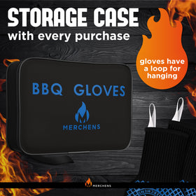 M MERCHENS Pro storage case keeps gloves clean and ready to use.