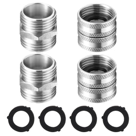 M MINGLE garden hose adapter with double male ends for versatile hose connections