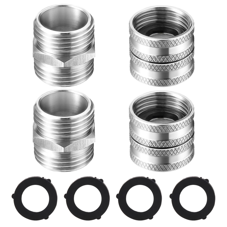 M MINGLE garden hose adapter with double male ends for versatile hose connections