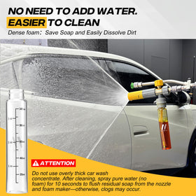Adjust foam level for versatile cleaning with one easy control.