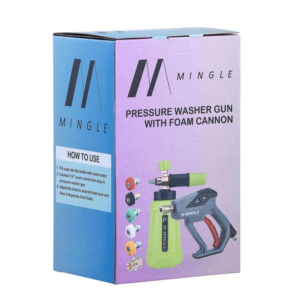 M MINGLE multi-use cleaning kit for cars, bikes, and more