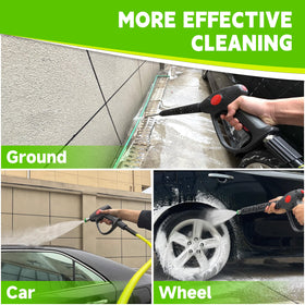 M MINGLE nozzle tips pack with five spray configurations for versatile cleaning.