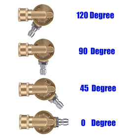 M MINGLE nozzle tips quick connect assembly for fast setup with most wands