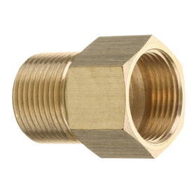 M MINGLE brass coupler for M22 15mm to 14mm conversion, secure high-pressure connections.