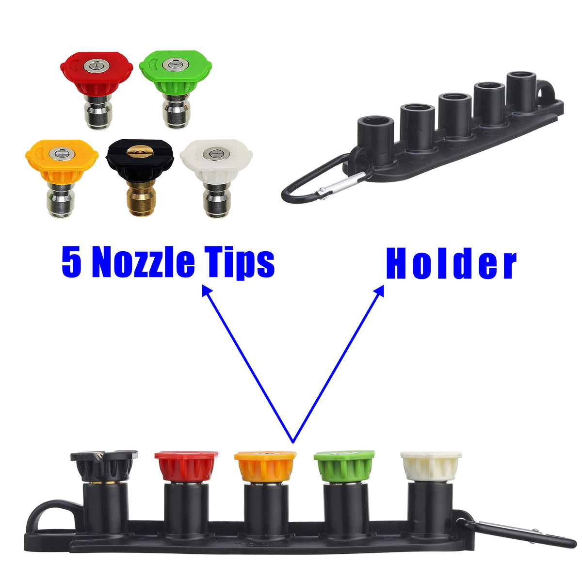 M MINGLE gun with M22 14mm fitting for broad washer compatibility