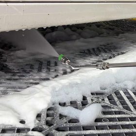 M MINGLE stainless steel extension rod demonstrating corrosion resistance