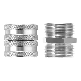 M MINGLE assembly of stainless steel adapters demonstrates rugged construction