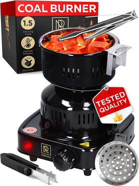 M. ROSENFELD Charcoal Burner 450W electric starter heats coals quickly for grilling.