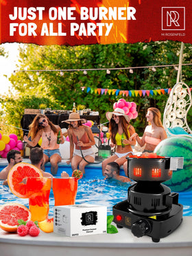 M. ROSENFELD universal coal compatibility with popular grill brands.