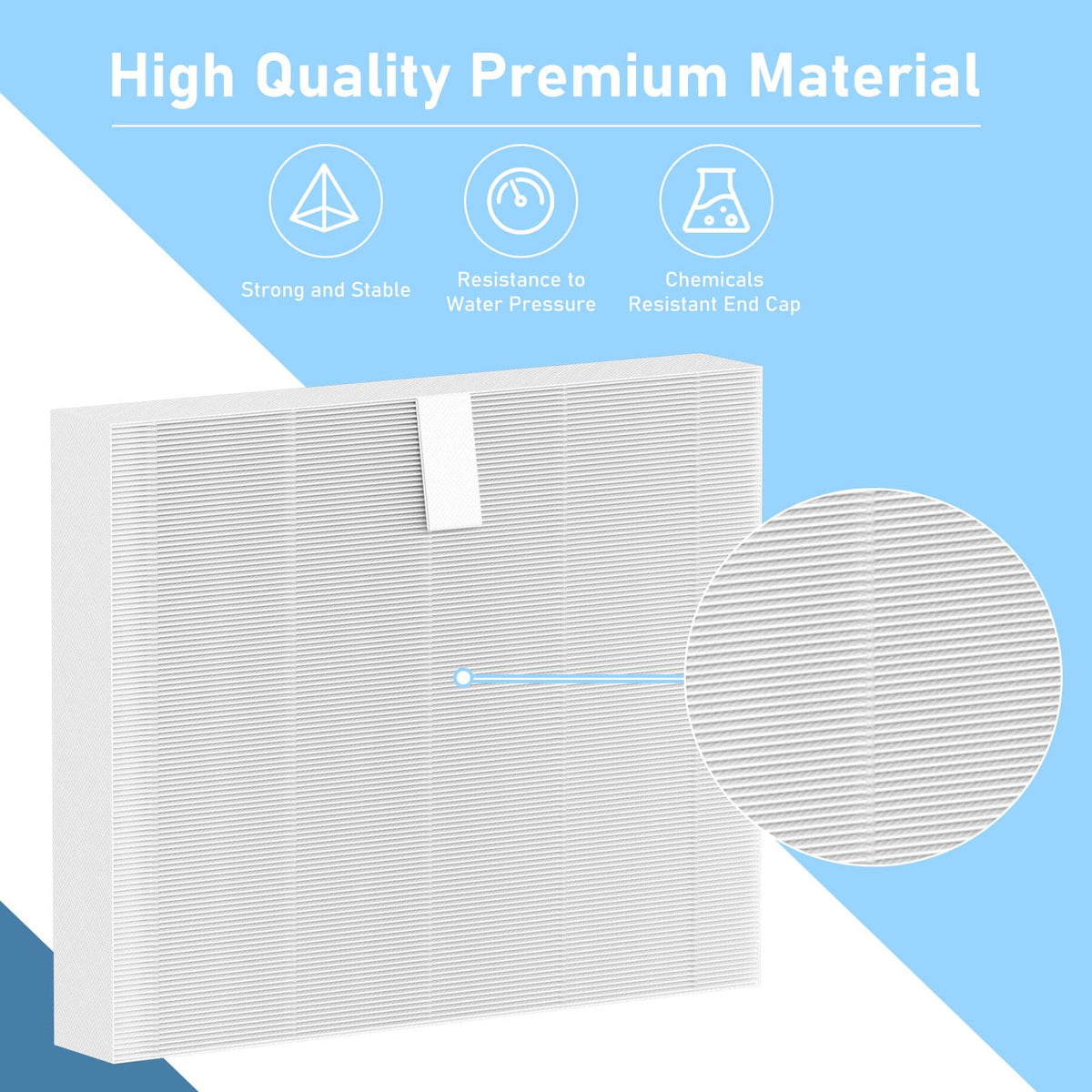 Macaberry 10-00814 flat filter for Bullfrog A-series maintains steady flow