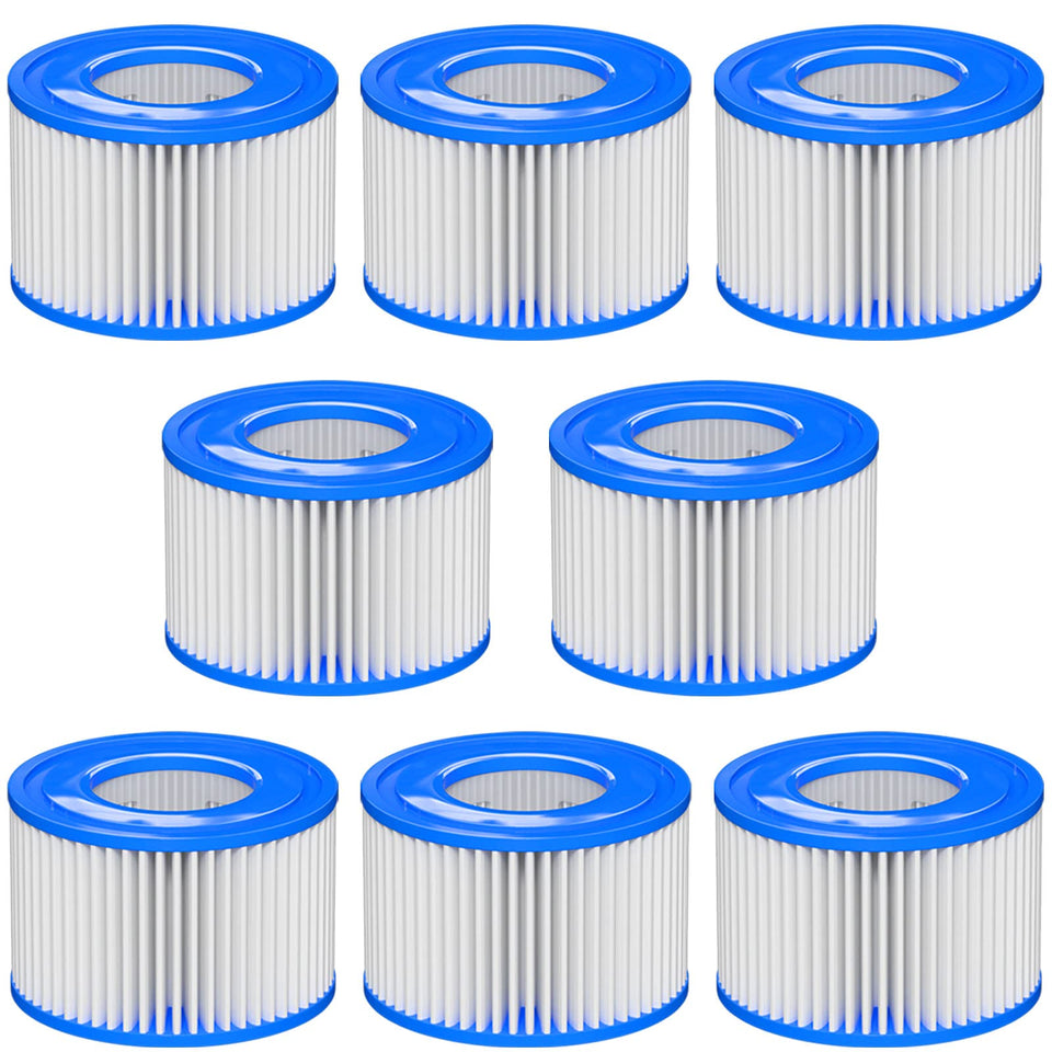 Macaberry Type VI filter 8-pack box offers quick, easy replacements for spas