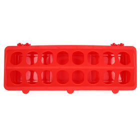 MACGOAL outdoor poultry feeder red suitable for coop or run.